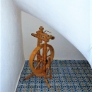 Schodiště v Harusově chalupě